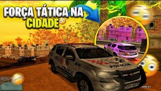 FORÇA🚔TATICA EM AÇÃO ROUBO A LOJA DE ELETRÔNICOS GTA RP [upl. by Ettegroeg]