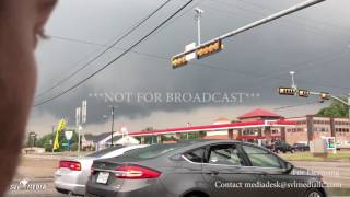 Malakoff TX Tornado Warned Storm Moves Through Town Tornado Sirens 4 29 2017 [upl. by Duvall]