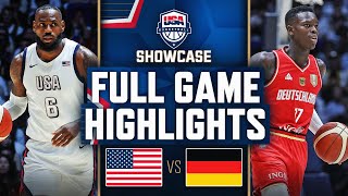 USA vs GERMANY  USAB SHOWCASE  FULL GAME HIGHLIGHTS  July 22 2024 [upl. by Ahsele]