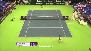 Kanepi vs Cibulkova 2011 Moscow Highlights [upl. by Kippie]