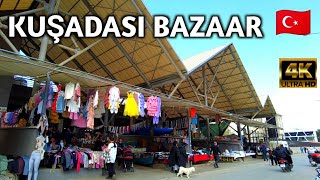 KUŞADASI AYDIN TÜRKİYE BAZAAR  CLOTHES BAZAAR  27 March 2024  4k UHD 60fps [upl. by Akamaozu]