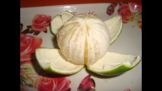 How to Peel Sweet lime Mosambi within a minute [upl. by Mclain20]