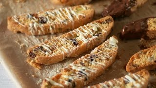 How to make the BEST BISCOTTI Recipe  Cách làm bánh quy Biscotti [upl. by Enowtna]