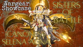 Sisters of Battle Canoness Selena Agna Wargear Showcase Dawn of War Soulstorm w Unification Mod 4K [upl. by Balf171]