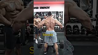 Steroids💉 Vs Natural🙏 gym gymmotivation steroidsideeffects steroidfree natural shorts [upl. by Ylesara247]