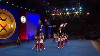 TEAM MEXICO  RANK 4  World Cheerleading Championships 2024 [upl. by Esidarap240]