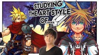 Studying the Art Style ofTetsuya NomuraKingdom Hearts Final Fantasy [upl. by Llerraj]