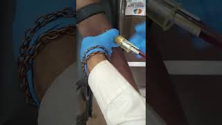 Blood sample collection procedureaseptic nursing hospital shorts doctor blooddonation lab [upl. by Iliram]