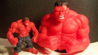 MARVEL UNIVERSE RED HULK BUST BANK REVIEW [upl. by Nawak]