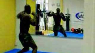 Shadowboxing training with Alain Ngalani [upl. by Rentschler]