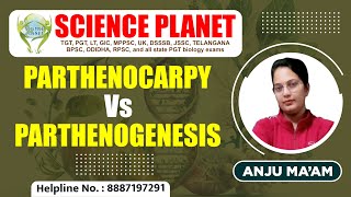 Parthenocarpy Vs Parthenogenesis by Anju Mam Parthenocarpy Parthenogenesis [upl. by Ablasor]