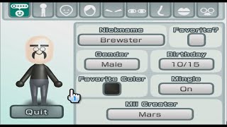 Brewster  Animal Crossing  Mii 665 [upl. by Airednaxela]