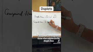 Duplets musictheory musictheorylessons musicmajor classicalmusic anamariafusukommiditeaches [upl. by Pyle]