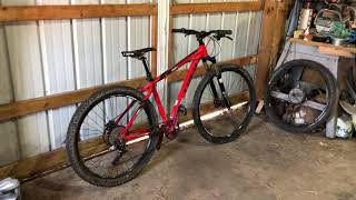 Trek Marlin 29er with a 275 rear wheel set [upl. by Aileahcim]