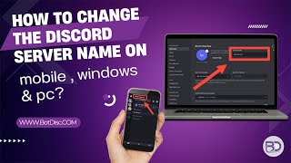 How to change the Discord server name on mobile [upl. by Aihsital]