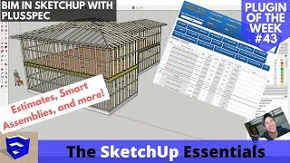 Smart Models in SketchUp with PlusSpec  The BIM Extension  Sketchup Plugin of the Week 43 [upl. by Sucramej]