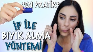 İPLE BIYIK ALMANIN EN KOLAY YOLU❗️ KAŞLARIMI NASIL ŞEKİLLENDİRİYORUM❓ [upl. by Eletnahs]