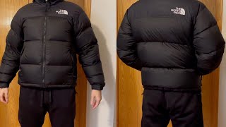 The North Face 1996 Retro Nuptse Jacket REVIEW and ON FIT  sizing [upl. by Soirtimid]