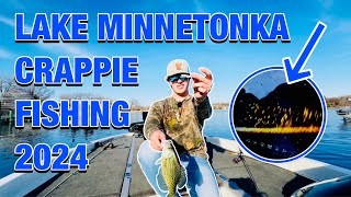 2024 EARLY SPRING LAKE MINNETONKA CRAPPIE FISHING  SURPRISE CATCH [upl. by Alleyn385]