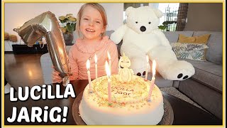 HOERA LUCiLLA iS JARiG  7 JAAR 🎊  Bellinga Vlog 2343 [upl. by Grefe]