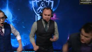 Casters reaction to Huni Quadra outplay  Krepo Phreak Quickshot LoL World Championship 2015 [upl. by Eed964]