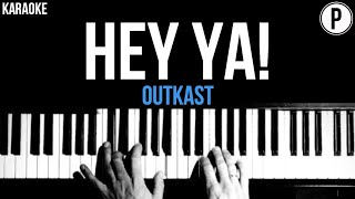 OutKast  Hey Ya Karaoke Acoustic Piano Instrumental [upl. by Peursem737]