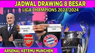 JADWAL DRAWING LIGA CHAMPIONS BABAK 8 BESAR MALAM INI 20232024  PREDIKSI HASIL DRAWING UCL 8 BESAR [upl. by Landmeier187]