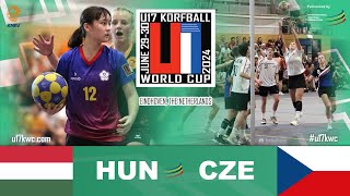 U17 Korfball World Cup 2024  Hungary  Czechia [upl. by Oaoj]