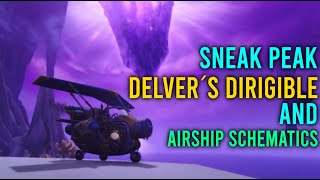 Ingame Footage AIRSHIP in The War Within  Customizable MOUNT  Schematics  Delver´s Dirigible [upl. by Farnsworth552]