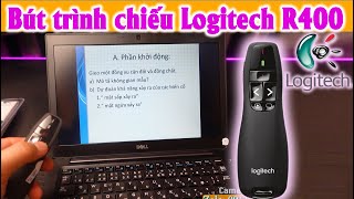 180k trãi nghiệm bút trình chiếu Logitech R400 Bút trình chiếu dành cho giáo viên  055demo [upl. by Tenom924]