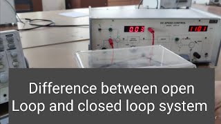 open Loop and closed loop system [upl. by Roderick976]