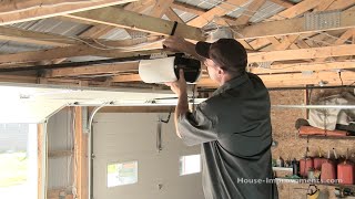 How To Install A Garage Door Opener [upl. by Ennylyak469]