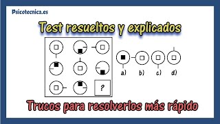 🧠 Test psicotecnico razonamiento abstracto con respuestas  con 20 ejercicios explicados [upl. by Sitruk]