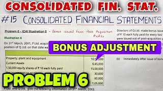 15 Consolidated Financial Statements  Problem 6  CA INTER  By Saheb Academy [upl. by Claudell458]