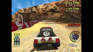 TNN Motorsports Hardcore Heat  Gameplay Dreamcast HD 720P [upl. by Bidle315]