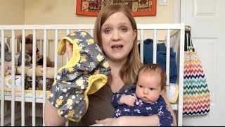 Newborn Cloth Diaper Review  Prefolds Flats amp Covers [upl. by Mukund]