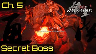 How to BEAT Bishui GoldenEyed Beast  Chapter 5 SECRET BOSS FIGHT  BLACK MYTH WUKONG Gameplay [upl. by Salina]