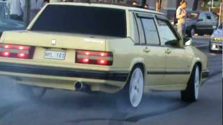 Volvo 740 T5 Burnout [upl. by Jacobs]