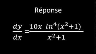 Dérivée ln5xcarré1 [upl. by Atinrahs328]
