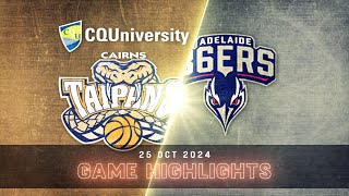 NBL Mini Adelaide 36ers vs Cairns Taipans  Extended Highlights [upl. by Helbonnas]