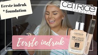 Eerste indruk  Catrice HD Liquid Coverage foundation review  One brand makeup look CATRICE [upl. by Juanita338]