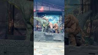 Si bocil lihat pertunjukan dinosaurus seru banget bocil teater dinosaurus show drama viral [upl. by Cherry]