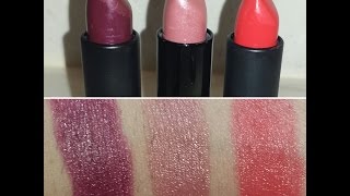 Lip Swatches amp Review  Paese Lipsticks with Argan Oil [upl. by Idelle]