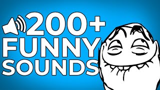 200 MEME SOUND EFFECTS Pack For Editing 2024 Copyright Free [upl. by Naujahs52]