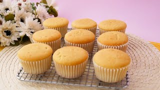 Cupcakes de Vainilla  CUPCAKES PERFECTOS  ALE HERVI  cocina conmigo [upl. by Poppy933]