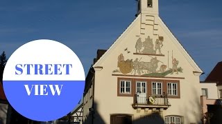 STREET VIEW Bad Grönenbach im Unterallgäu in GERMANY [upl. by Ahterod631]