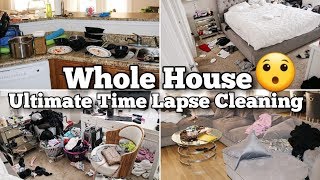 Time Lapse Cleaning  Actual Messy House  Cleaning Motivation  Clean With me  real life Cleaning [upl. by Aeslek531]