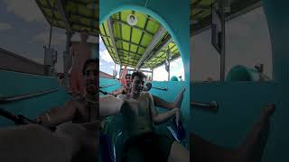 The Most IMMERSIVE Waterslide in the WORLD waterpark waterslide aquatica [upl. by Eidnac]