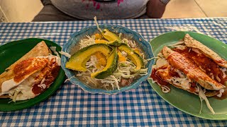 POZOLE SOPES amp CEMITAS En el mercado SANTO NIÑO deliciosa GASTRONOMIA MICHOACANA [upl. by Bille]