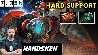 Handsken Clockwerk Hard Support  Dota 2 Patch 735b Pro Pub Gameplay [upl. by Auahsoj]